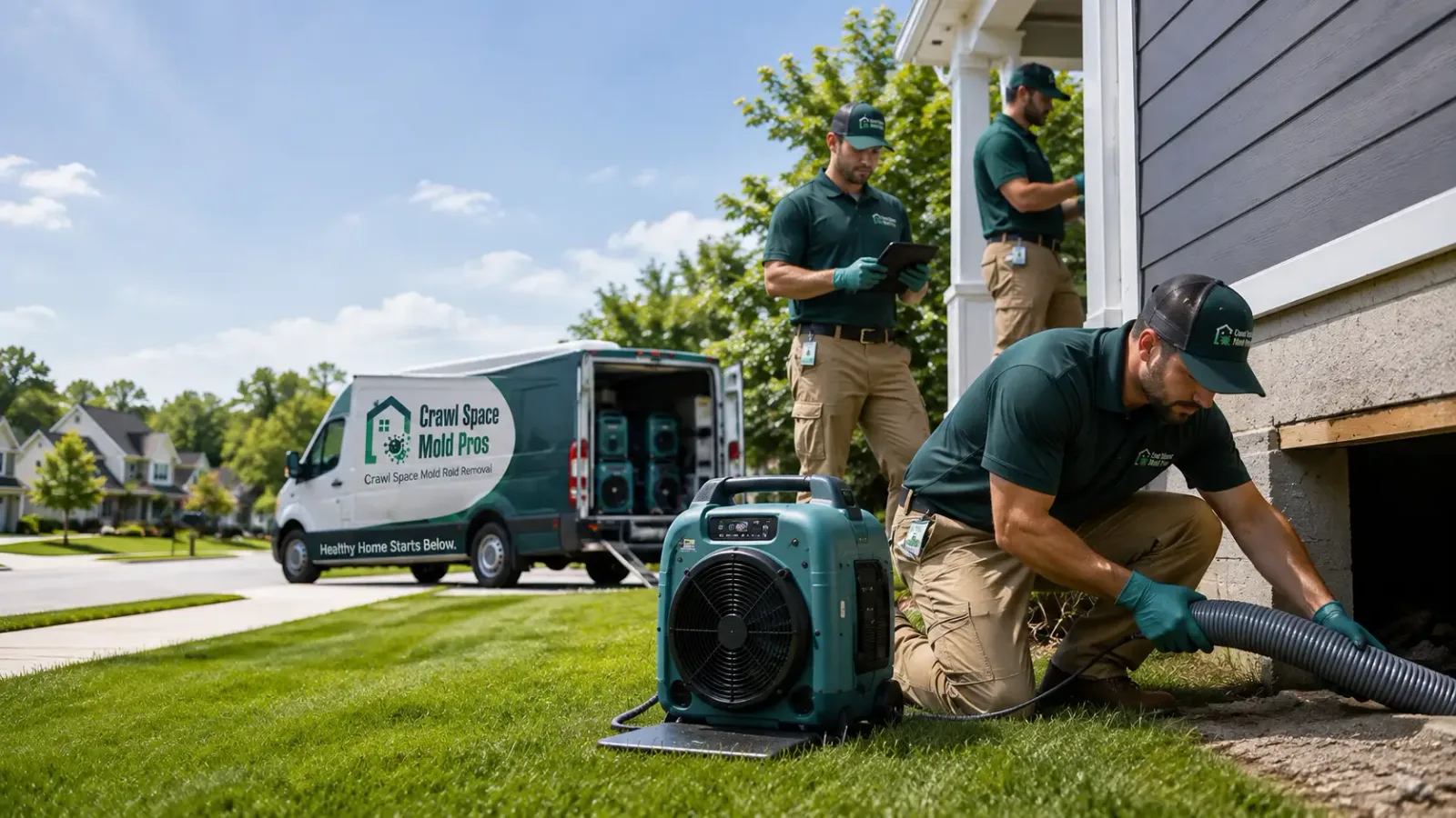 Crawl Space Mold Removal in Clinton, MI